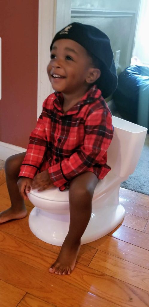 When starting to potty train, get a potty they can use on their own. 