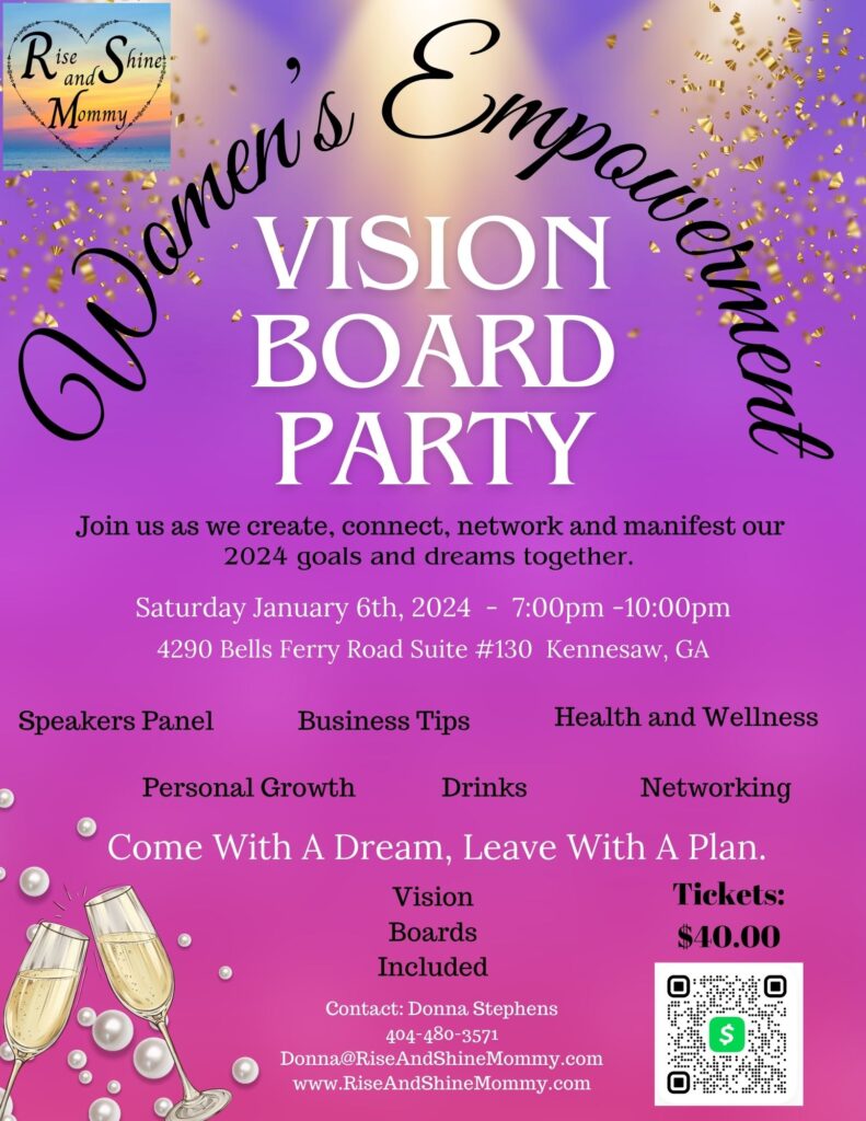 Vision board party, Empowerment, How to plan